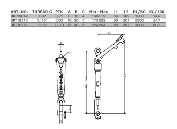 QRT dimensions