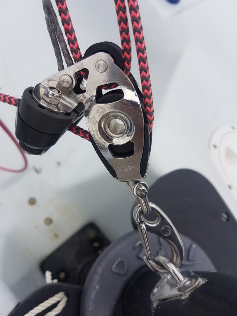 RS Feva / Feva XL competition vang – Essex Rigging